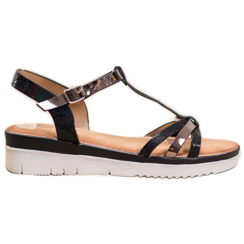 Small Swan Sandaalit holoefektillä musta