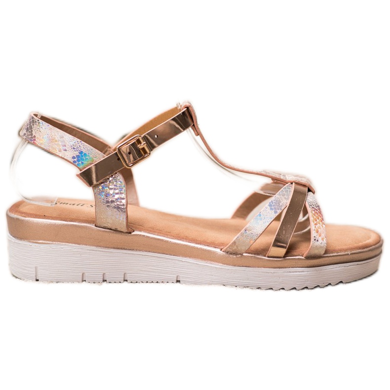Small Swan Sandaalit holoefektillä kultainen