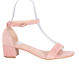 Small Swan Matalakorkoiset sandaalit vaaleanpunainen
