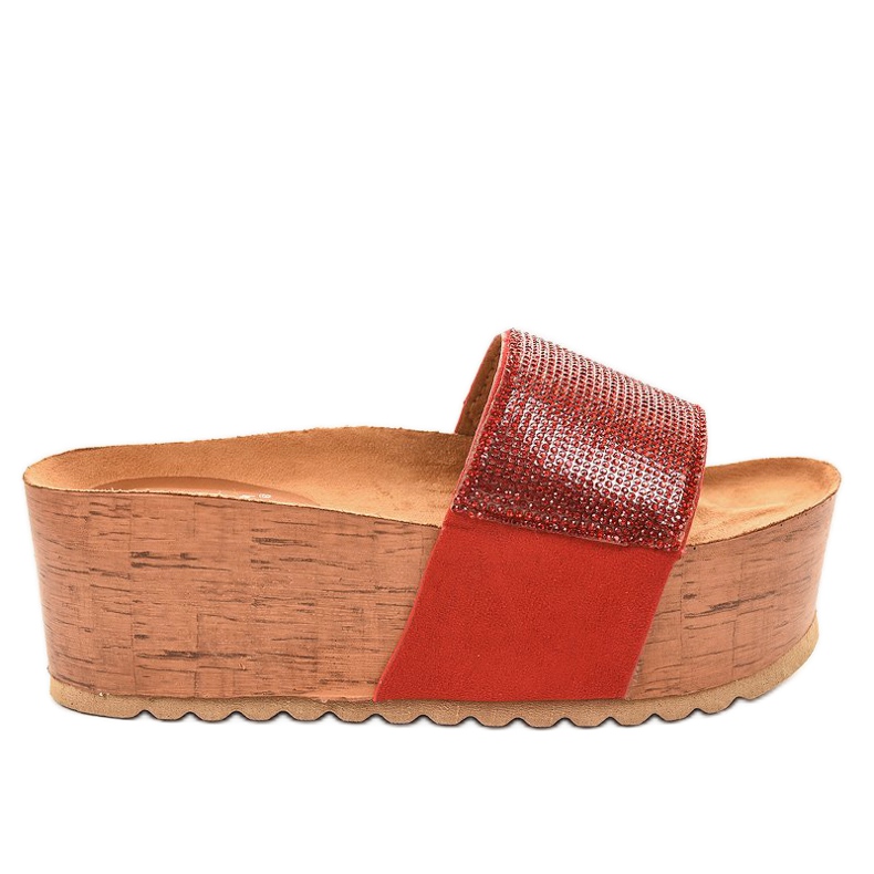 Punaiset tossut alustalla 77-99 punainen