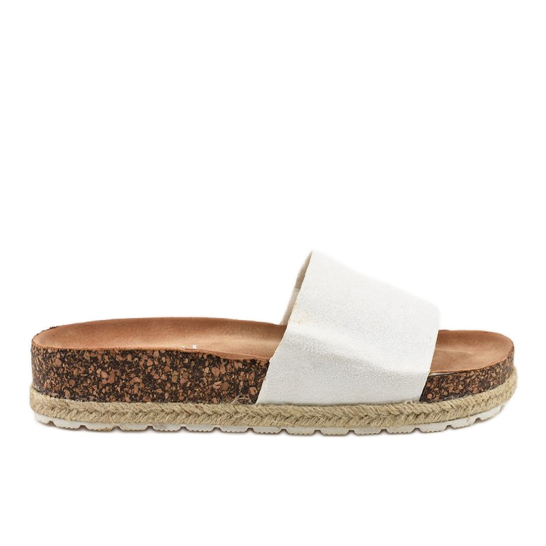 Valkoiset kimaltelevat tossut 6130 valkoinen