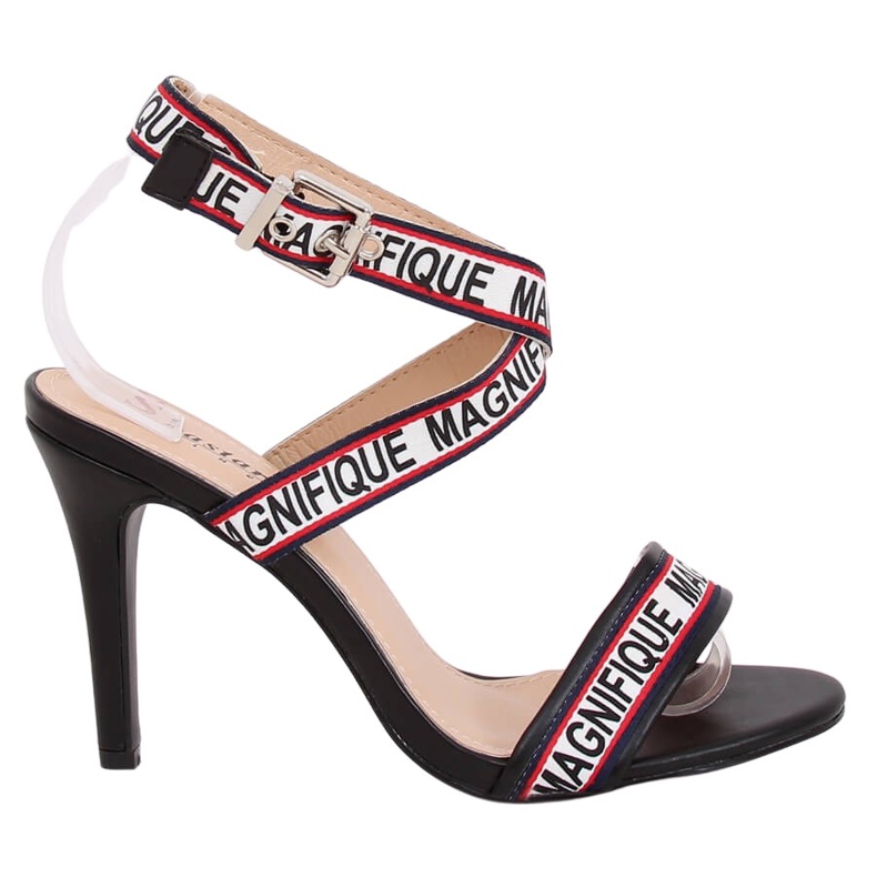 Mustat sandaalit korkokengissä LL-170P Musta