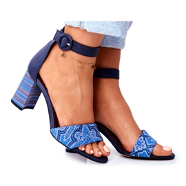 Naisten sandaalit Maciejka Nahka Laivastonsininen 04235-17 / 00-5 Naisten sandaalit Maciejka Nahka Laivastonsininen 04235-17 / 00-5