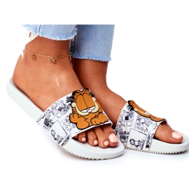 Naisten tossut Garfield ZAXY White FF285074 valkoinen