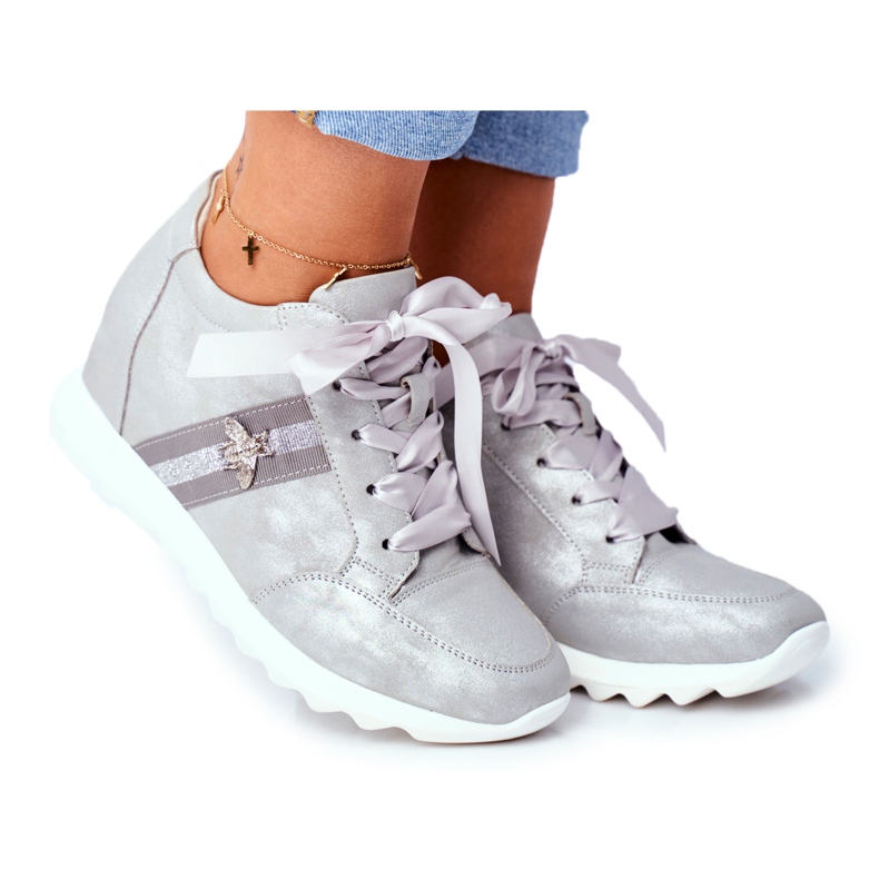 Naisten lenkkarit M.DASZYŃSKI Grey SA170-2 harmaa