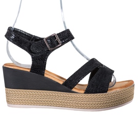 Sea Elves Mukavat sandaalit musta