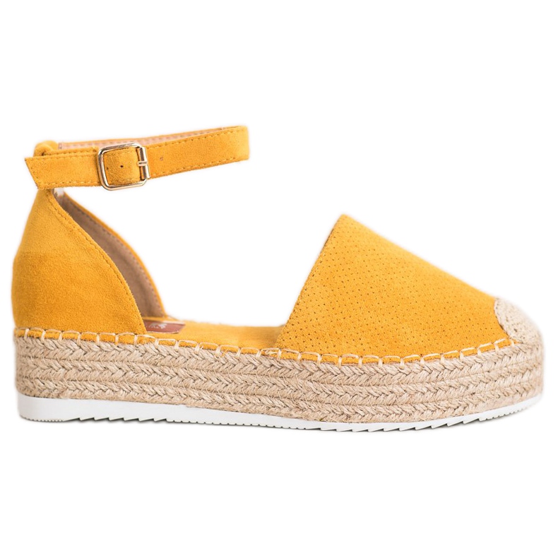 SHELOVET Avoimet espadrillit keltainen