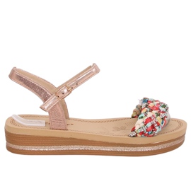 Champagne naisten sandaalit CK151P Champagne vaaleanpunainen