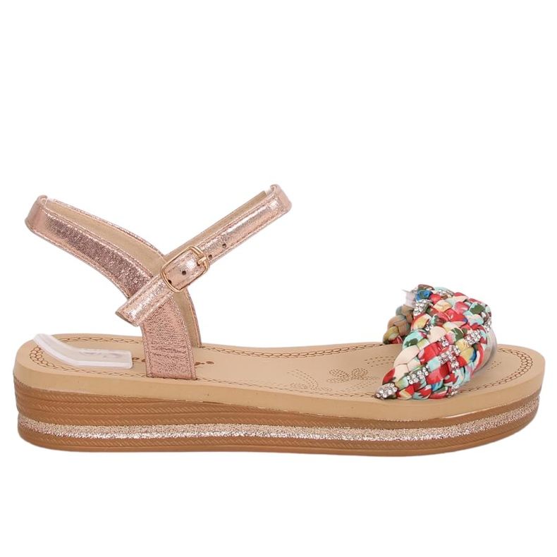 Champagne naisten sandaalit CK151P Champagne vaaleanpunainen