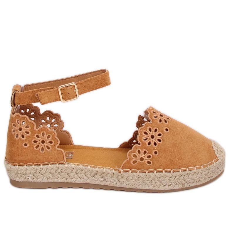 Espadrilles avoin kameli JH119 Camel ruskea