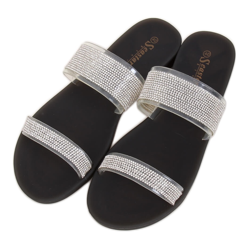 Mustat silikoniset varvastossut BG51 Musta