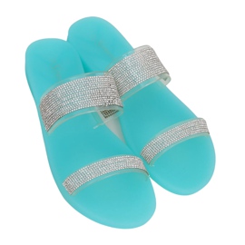 Siniset silikoniset varvastossut BG51 Blue sininen