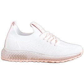 SHELOVET Tennarit, joissa on läpinäkyvä pohja valkoinen