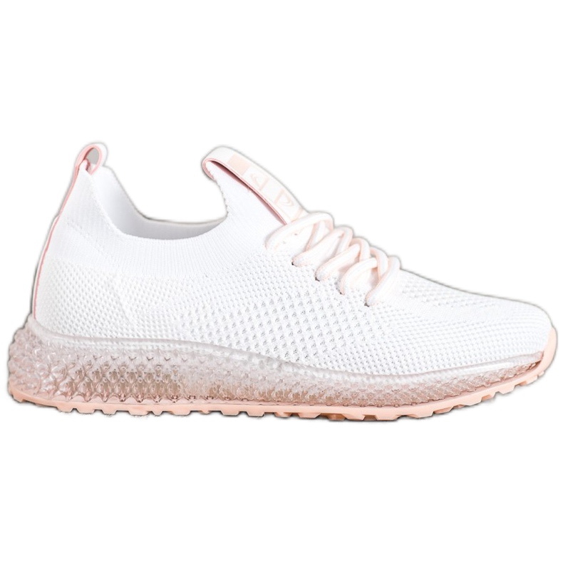 SHELOVET Tennarit, joissa on läpinäkyvä pohja valkoinen