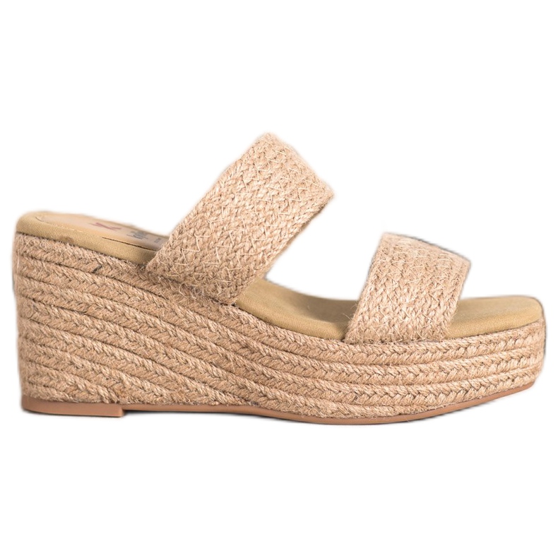 Kylie Kevyet kiilatossut beige