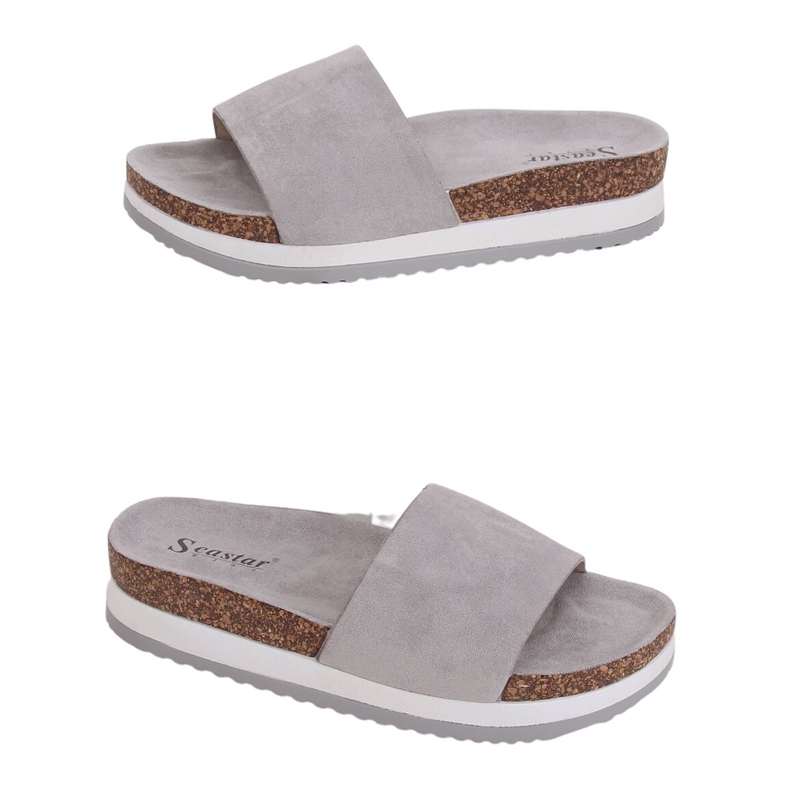 Harmaa Naisten harmaat tohvelit CK184P Harmaa