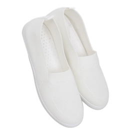 Valkoiset naisten lenkkarit ZK097 Bianco valkoinen