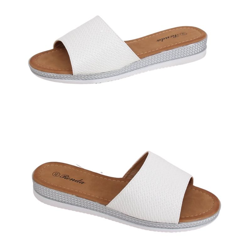 Valkoiset naisten tossut BQ-66 Valkoinen