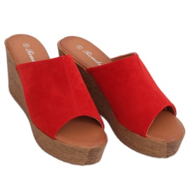 Punaiset kiilatossut punainen 10-236 Punainen