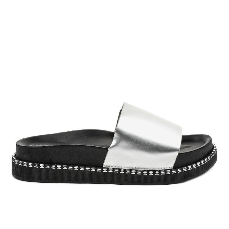 CH-107 hopeiset tossut harmaa