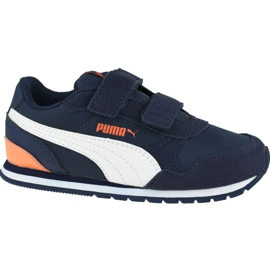 Puma St Runner V Infants 365295 15 tummansininen
