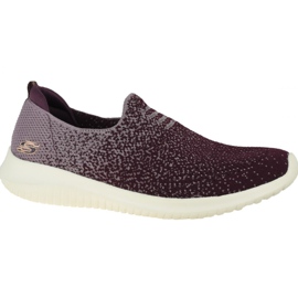 Skechers Ultra Flex W 13123-PLUM kengät vaaleanpunainen harmaa