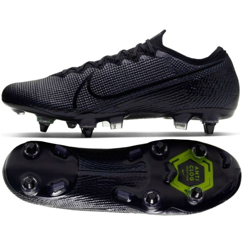 Nike Mercurial Vapor 13 Elite SG-Pro Ac M AT7899-010 jalkapallokengät monivärinen musta