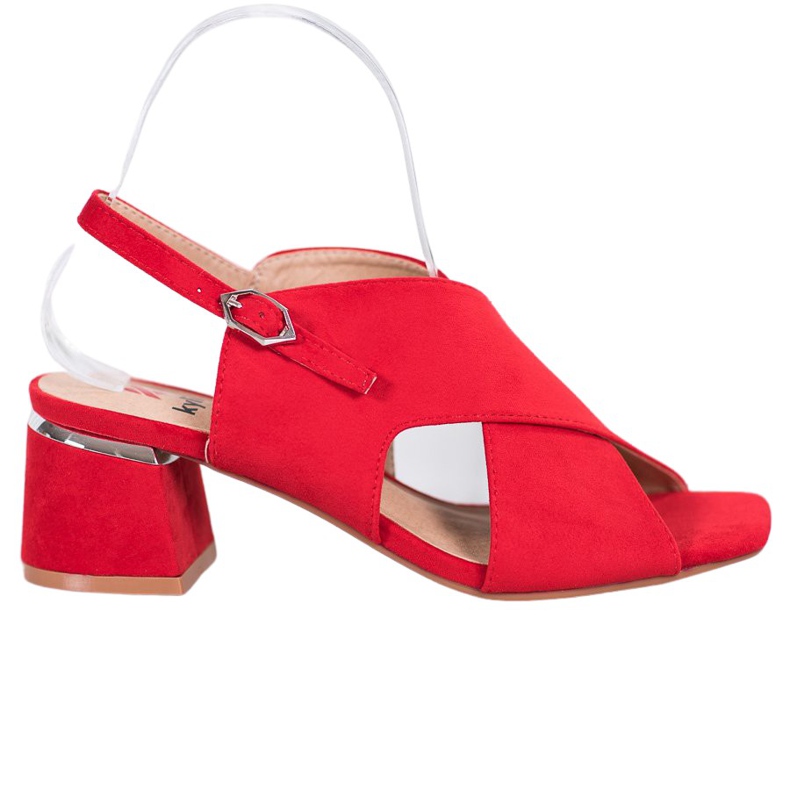 Kylie Tyylikkäät punaiset sandaalit punainen