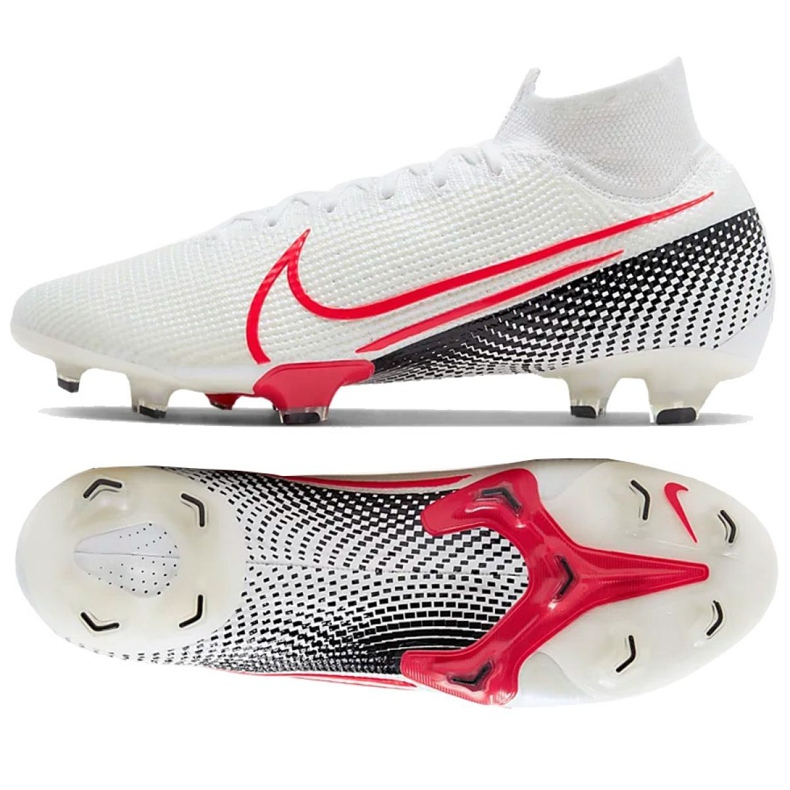 Nike Mercurial Superfly 7 Elite Fg M AQ4174 160 jalkapallokengät valkoinen valkoinen