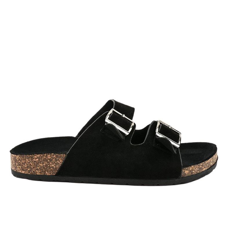 Mustat tossut, joissa solki BL3100-SF