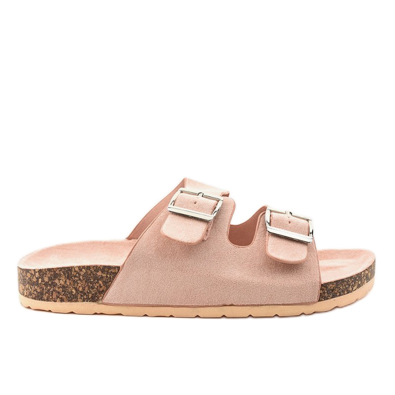 Vaaleanpunaiset tossut soljella BL3100-SF vaaleanpunainen