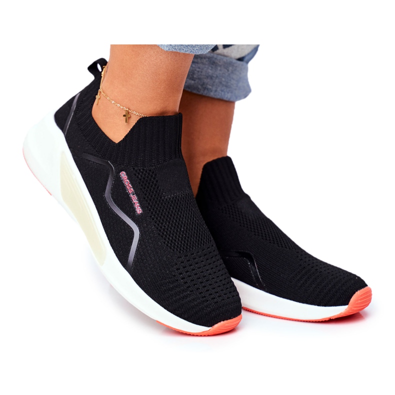 Cross Jeans Naisten Urheilukengät Cross Farkut Musta FF2R4116C