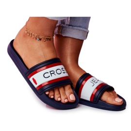 Cross Jeans Naisten tossut Cross Farkut Navy Blue FF2R4160C tummansininen