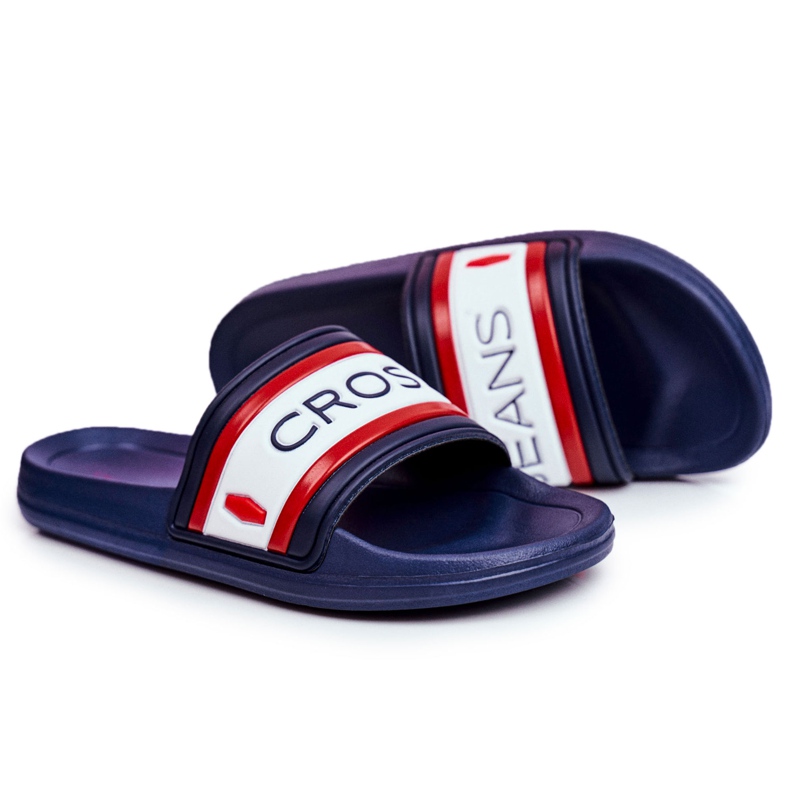 Cross Jeans Miesten tossut Cross Farkut Navy Blue FF1R4092 laivastonsininen