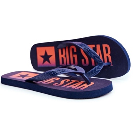 Miesten tossut Varvastossut Big Star Navy Blue FF274A468 sininen