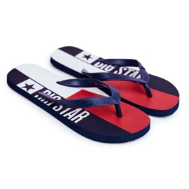 Miesten tossut Varvastossut Big Star Navy Blue FF274A454 tummansininen