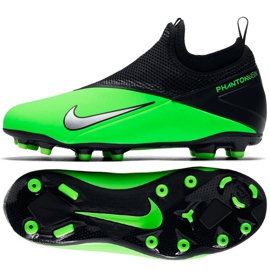 Nike Phantom Vsn 2 Academy Df Fg / MG Jr CD4059 306 jalkapallokengät monivärinen vihreä