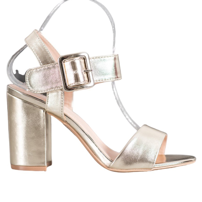 Small Swan Sandaalit baarissa Eco -nahkaa kultainen