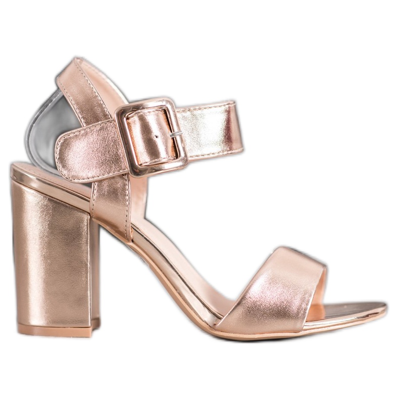 Small Swan Sandaalit baarissa Eco -nahkaa kultainen