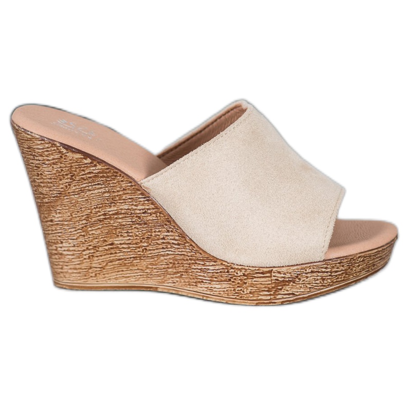 Small Swan Kevyet mokkanahkatossut ruskea