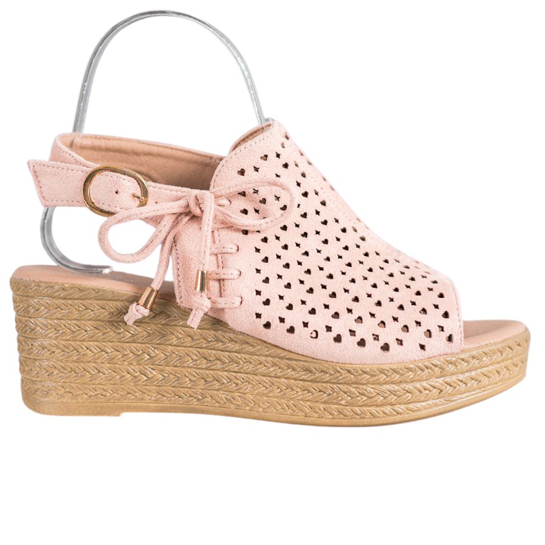 Small Swan Mukavat avoimet sandaalit vaaleanpunainen