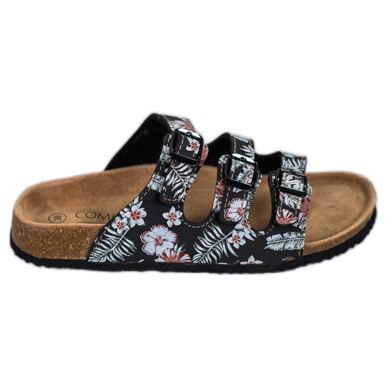 SHELOVET Mukavat kuviolliset tossut valkoinen musta monivärinen