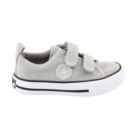 American Club Harmaat amerikkalaiset LH39 Velcro -lenkkarit