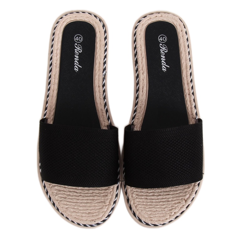 Mustat naisten mustat tohvelit 35-185 Musta