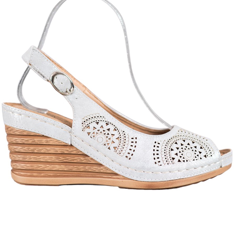 Evento Avoimet sandaalit Eco -nahkaa harmaa