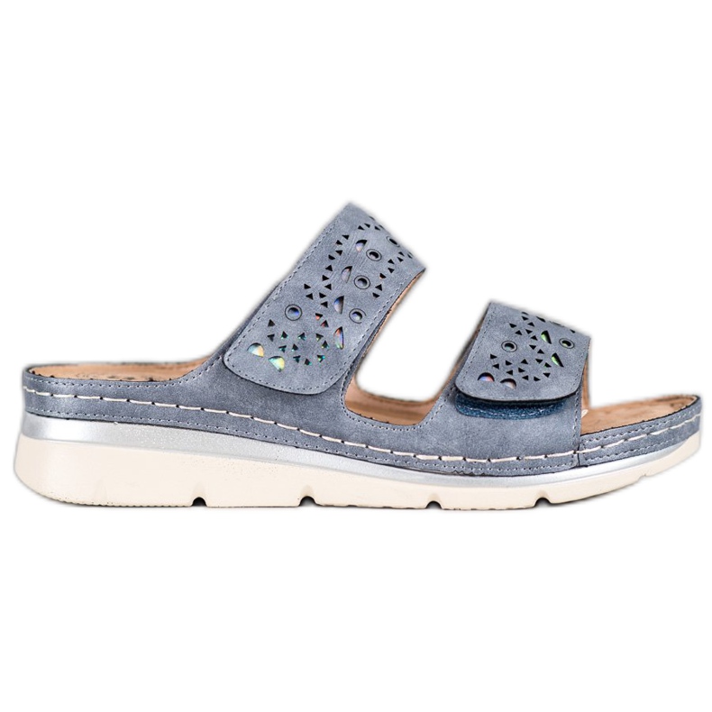 Evento Mukavat tarranauhatossut sininen