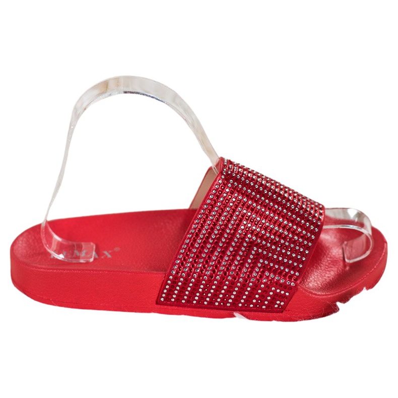 Lemax Punaiset tossut, joissa on kuutiometriä punainen