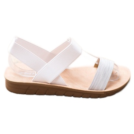 Sea Elves Slip-on sandaalit alustalla valkoinen harmaa