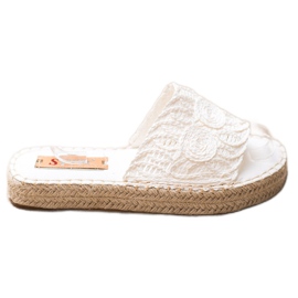 Seastar Tossut olkilavalla valkoinen