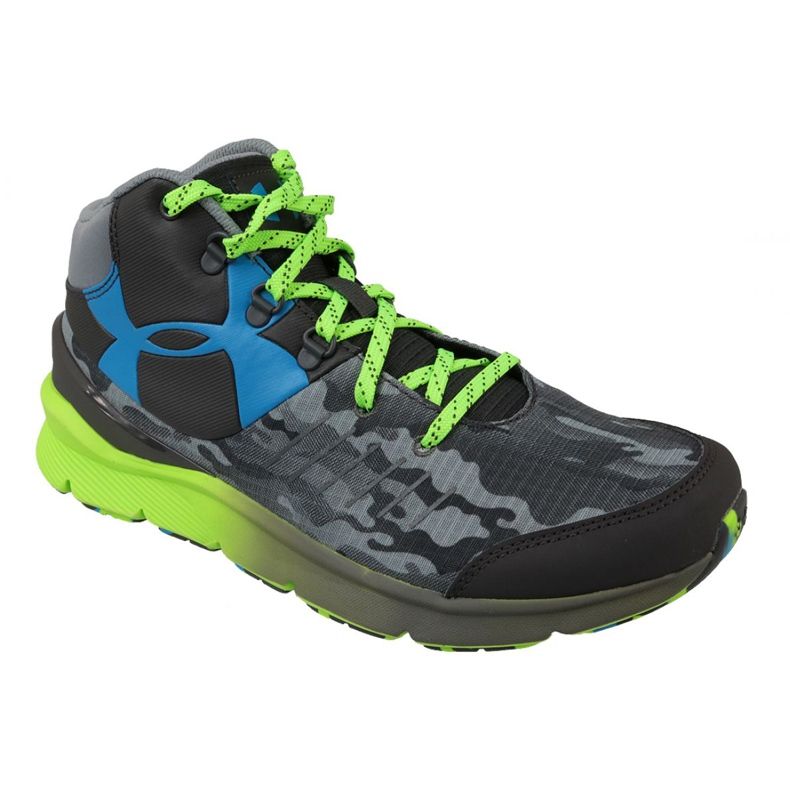 Under Armour Bgs Overdrive Mid K Jr 1266381-019 harmaa vihreä